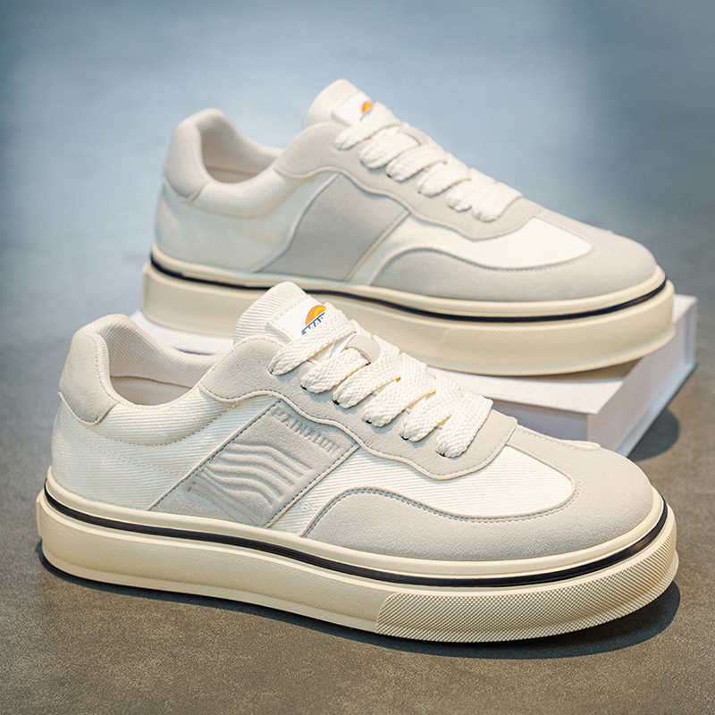 Herren Freizeitschuhe mit Schnürung, Colorblocking & Plateau