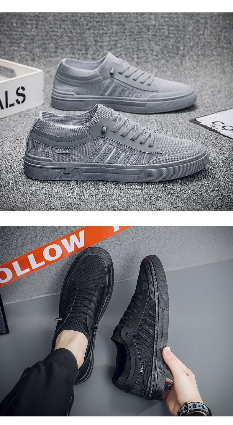 Men's Breathable Lightweight Lace-Up Casual Shoes detail 7