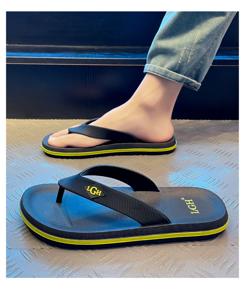 Men's Lightweight Waterproof Non-Slip Flip-Flops detail 10