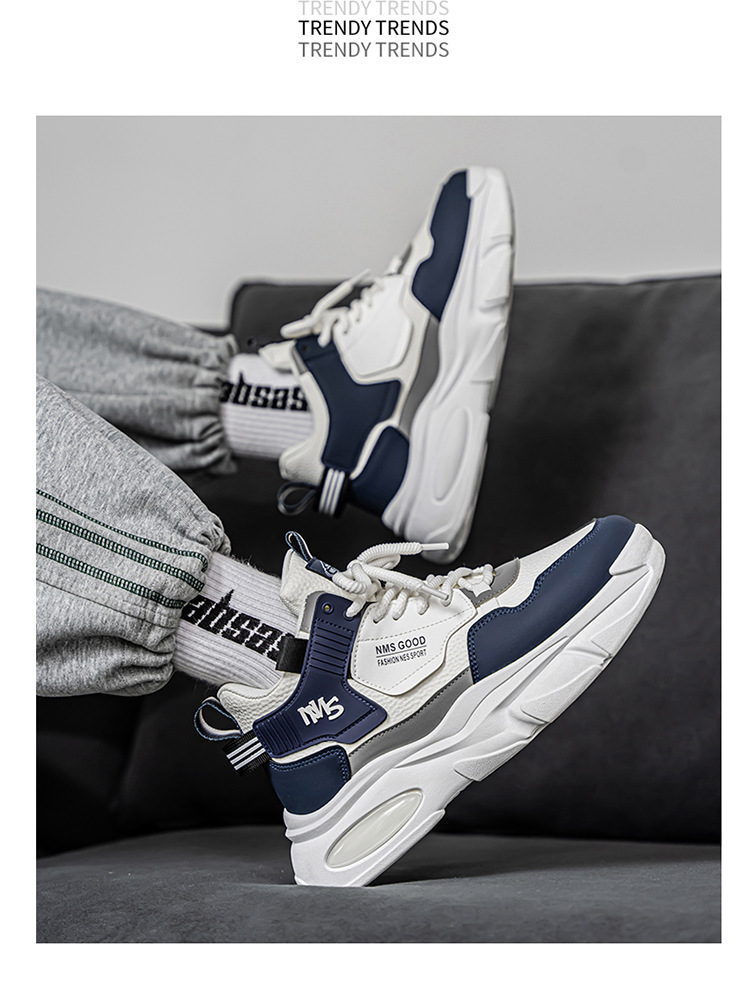 Gedämpfte, atmungsaktive Plateau-Freizeitschuhe für Herren detail 19