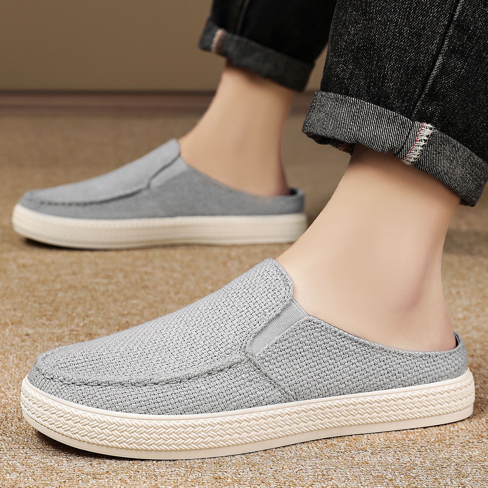 Chaussons sans gêne en mesh respirant pour homme 3