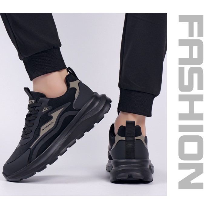Scarpe sportive da uomo traspiranti e ammortizzate con lacci 4