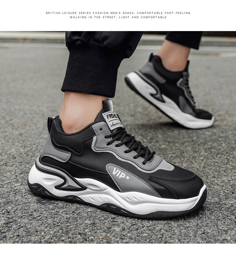 Chaussures casual homme à plateforme et semelle amortissante detail 6