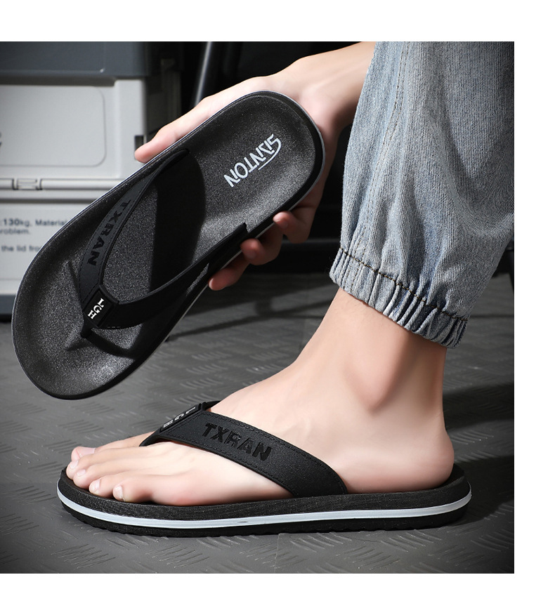 Men's Casual Lightweight Non-Slip Flip-Flops detail 5