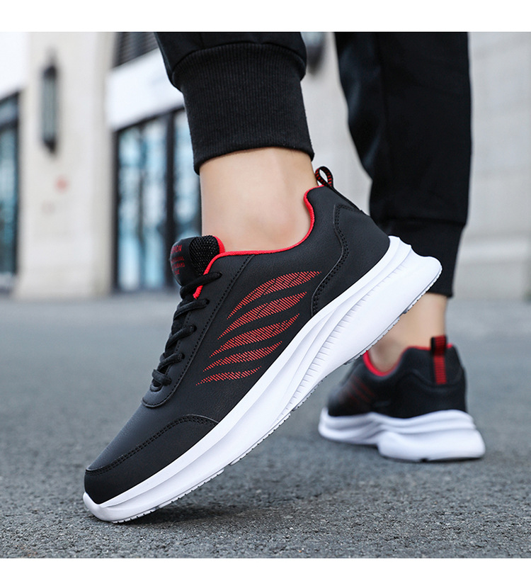 Lichte hardloopschoenen voor heren met veters en demping detail 11