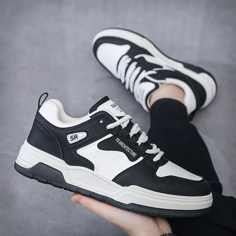 Men's Colorblock Lace-Up Skate Shoes 5