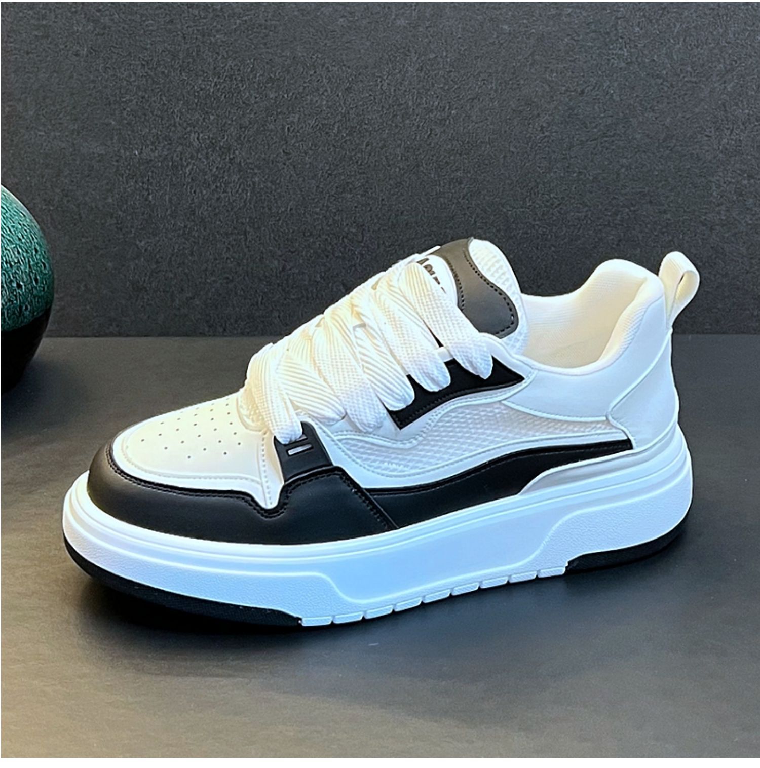 Unisex Breathable Mesh Platform Casual Sneakers detail 17