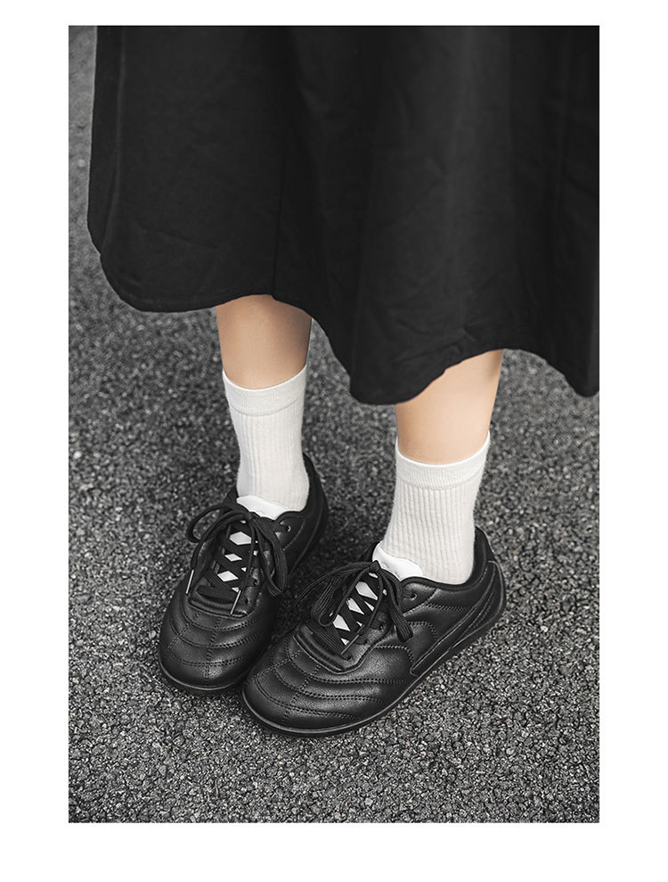 Leichte PU-Leder Freizeitschuhe für Herren mit Schnürung detail 12