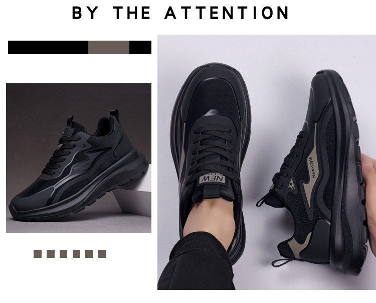 Scarpe sportive da uomo traspiranti e ammortizzate con lacci detail 1