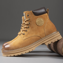 Men's Lightweight PU-Leather Lace-Up Casual Shoes detail 6