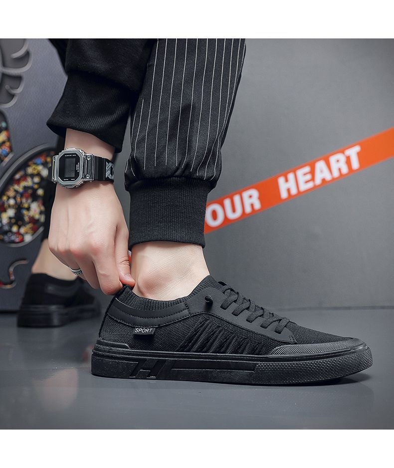 Men's Breathable Lightweight Lace-Up Casual Shoes detail 9