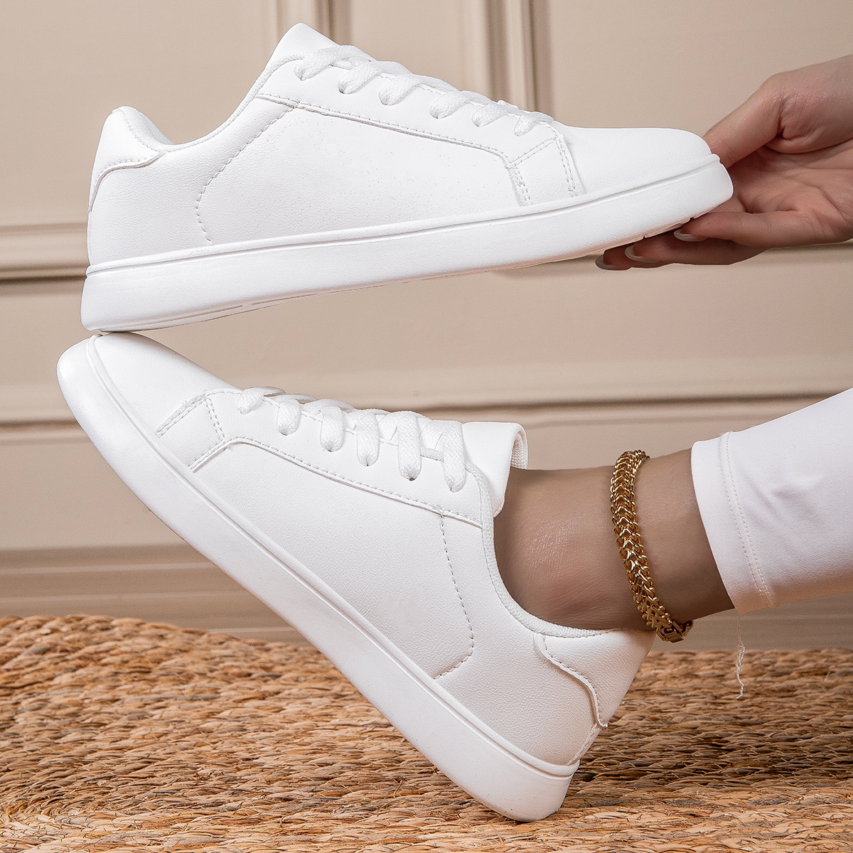 Leichte Damen-Freizeitschuhe zum Schnüren