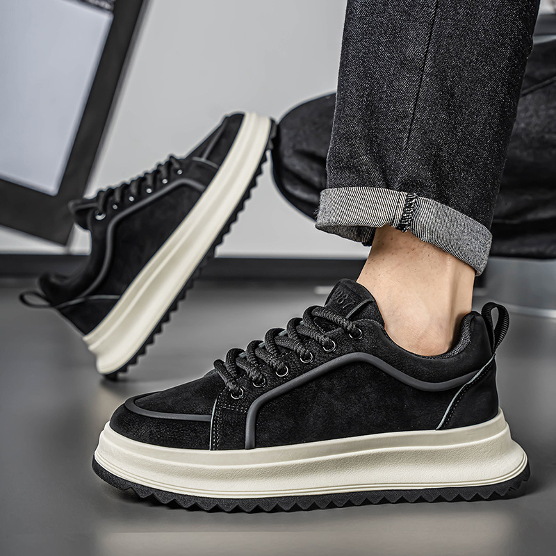 Men's Platform Lace-Up Casual Shoes detail 17