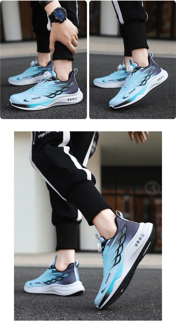 Atmungsaktive, leichte Herren-Laufschuhe detail 7