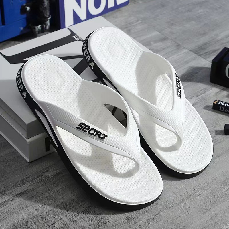 Men's Flip-Flop Slippers White