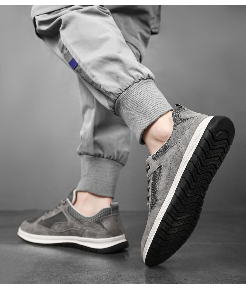 Scarpe casual stringate e traspiranti in mesh da uomo detail 4