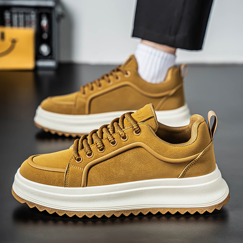 Men's Platform Lace-Up Casual Shoes detail 11