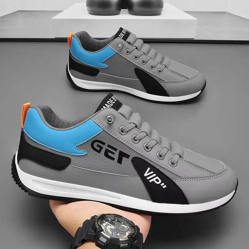 Rutschfeste Herren-Freizeitschuhe im Colorblock-Design