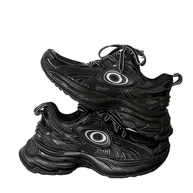 Unisex ademende platform sneakers met demping 6