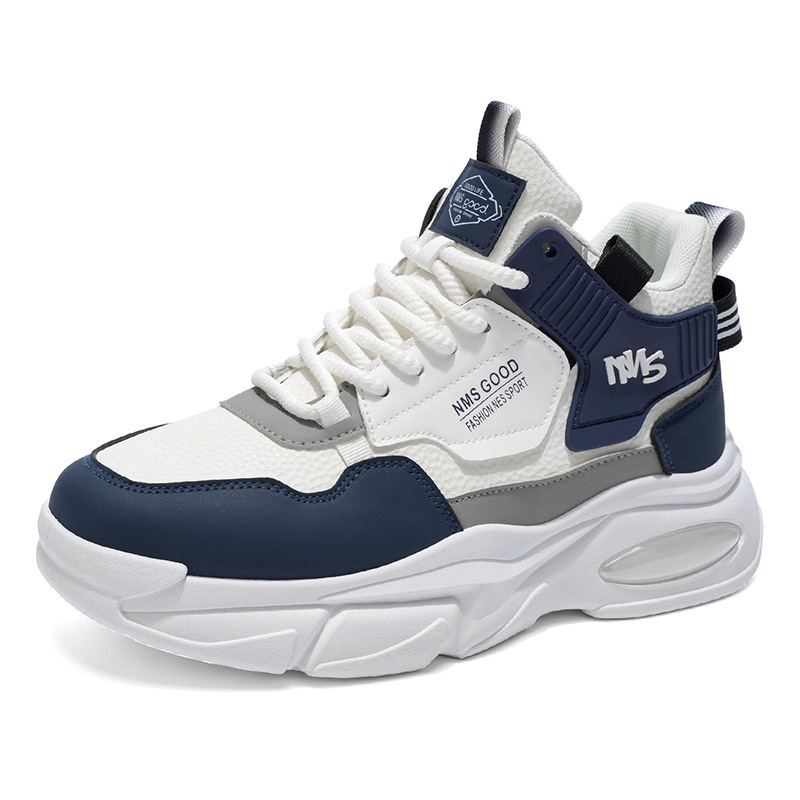 Gepolsterte Plateau-Freizeitschuhe für Herren im Colorblock-Design 6