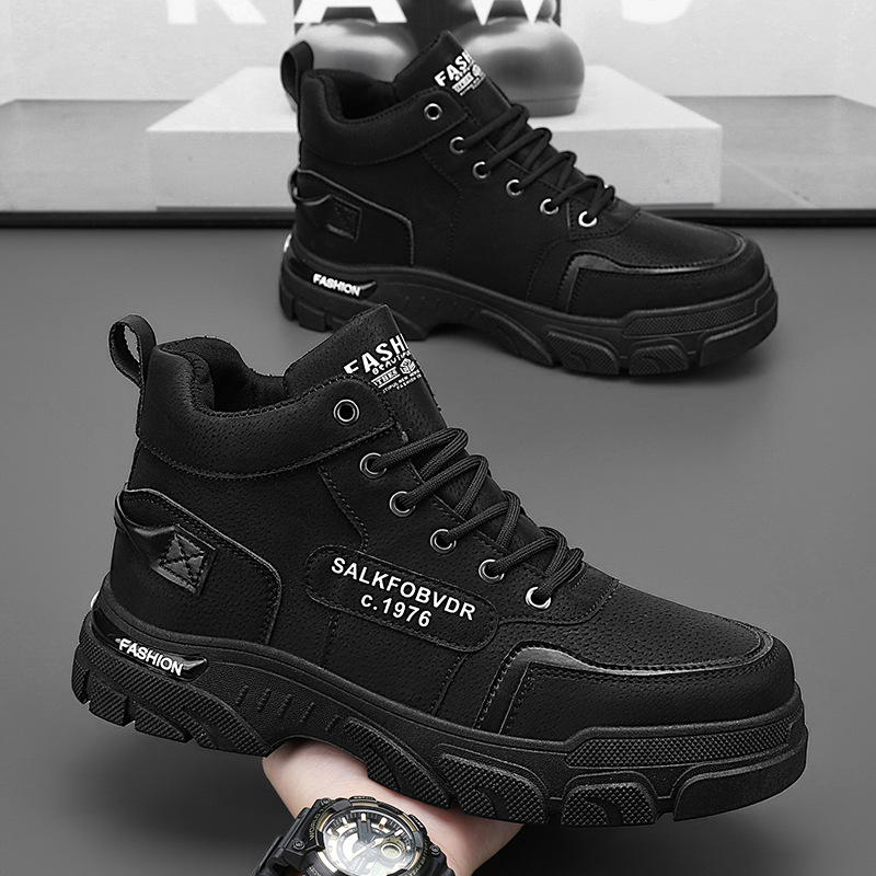 Rutschfeste, strapazierfähige Schnürstiefel für Herren – Stiefeletten 5