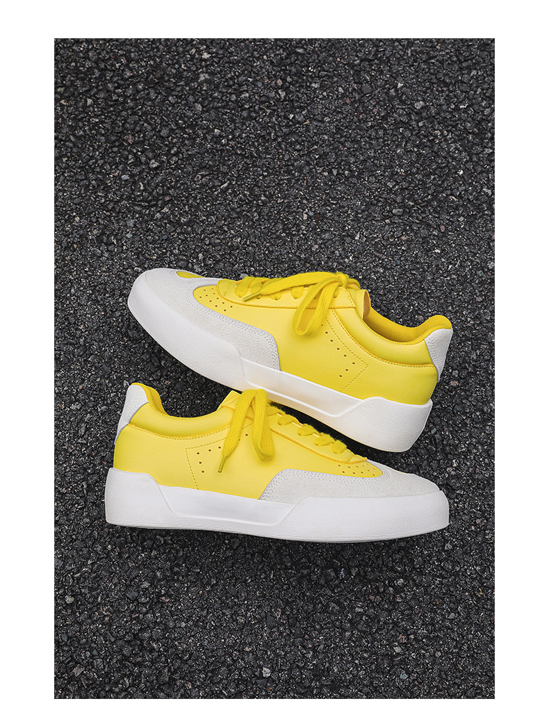 Chaussures casual à lacets respirantes pour homme au design colorblock detail 4