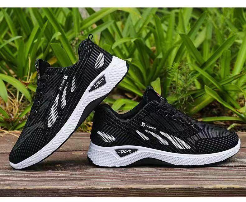 Scarpe da corsa da uomo leggere e traspiranti in mesh detail 4