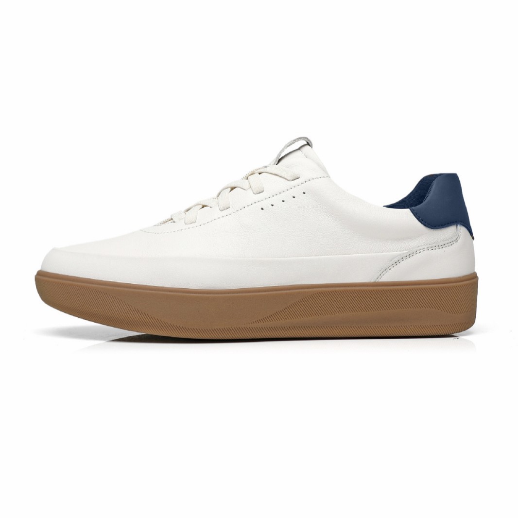 Minimalistische Schnür-Freizeitschuhe aus Leder für Herren 4