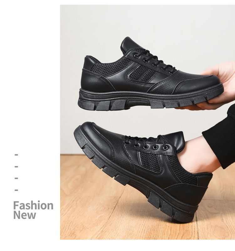Scarpe casual da uomo traspiranti stringate con suola antiscivolo detail 7