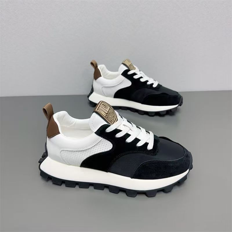 Zapatillas de deporte casuales unisex con plataforma y cordones retro detail 7