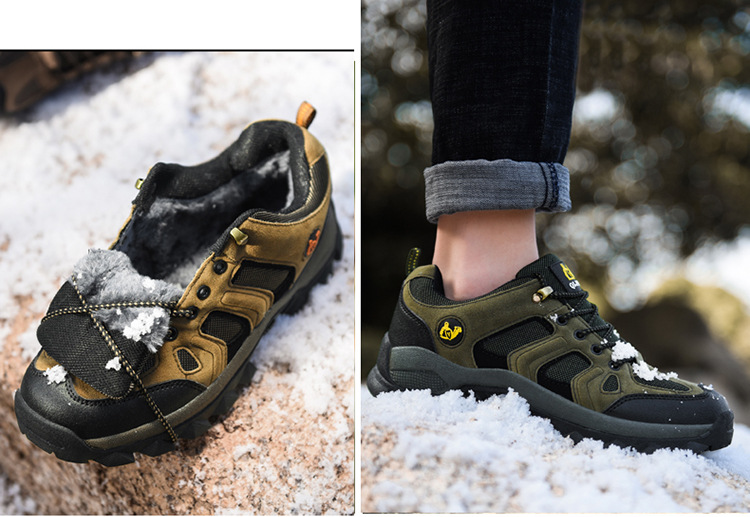 Scarpe sportive outdoor unisex traspiranti e antiscivolo stringate detail 18