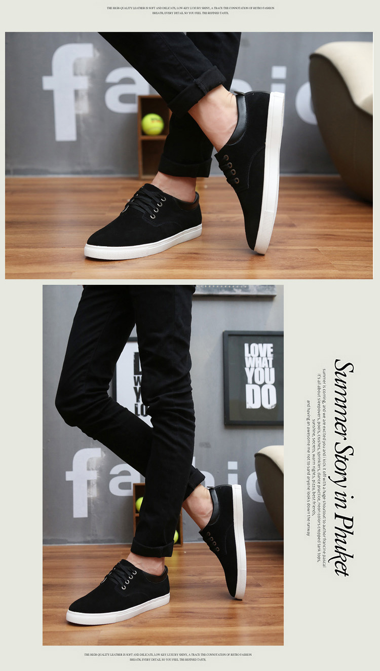 Rauleder-Schnürschuhe für Herren – Rutschfeste Freizeitschuhe detail 15