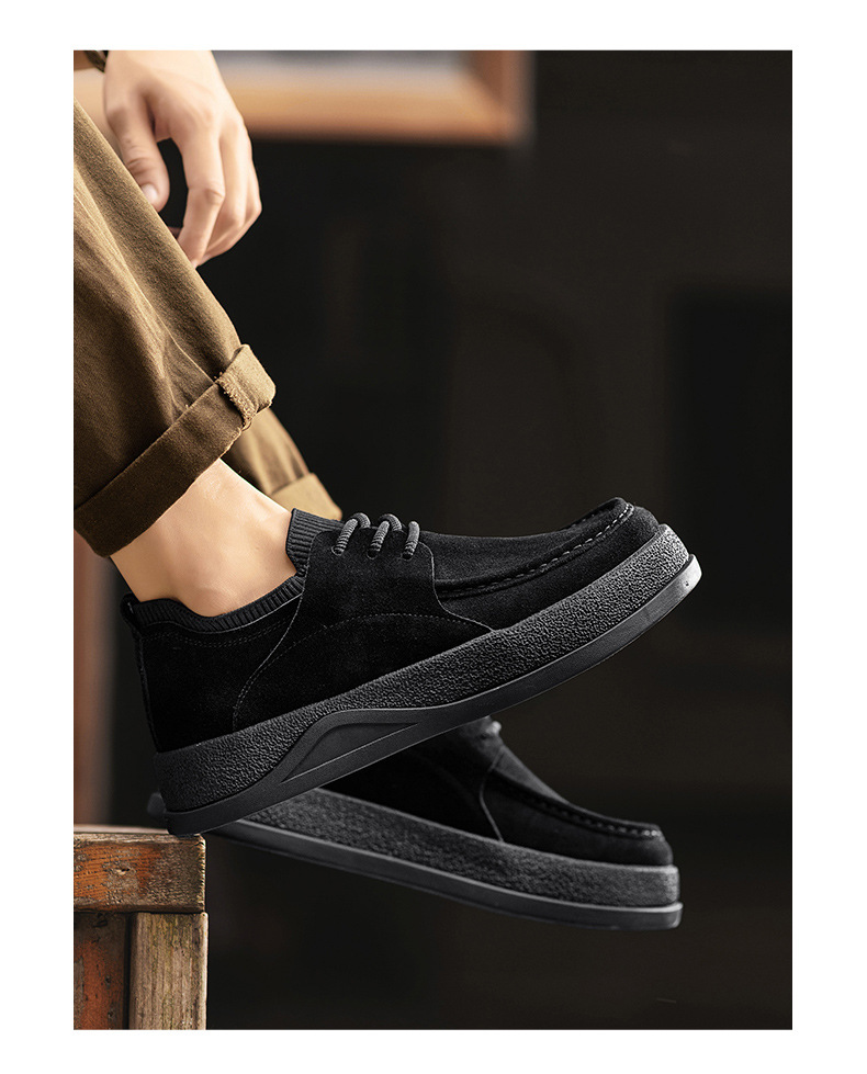 Men's Suede Cushioned Slip-On Casual Shoes detail 9