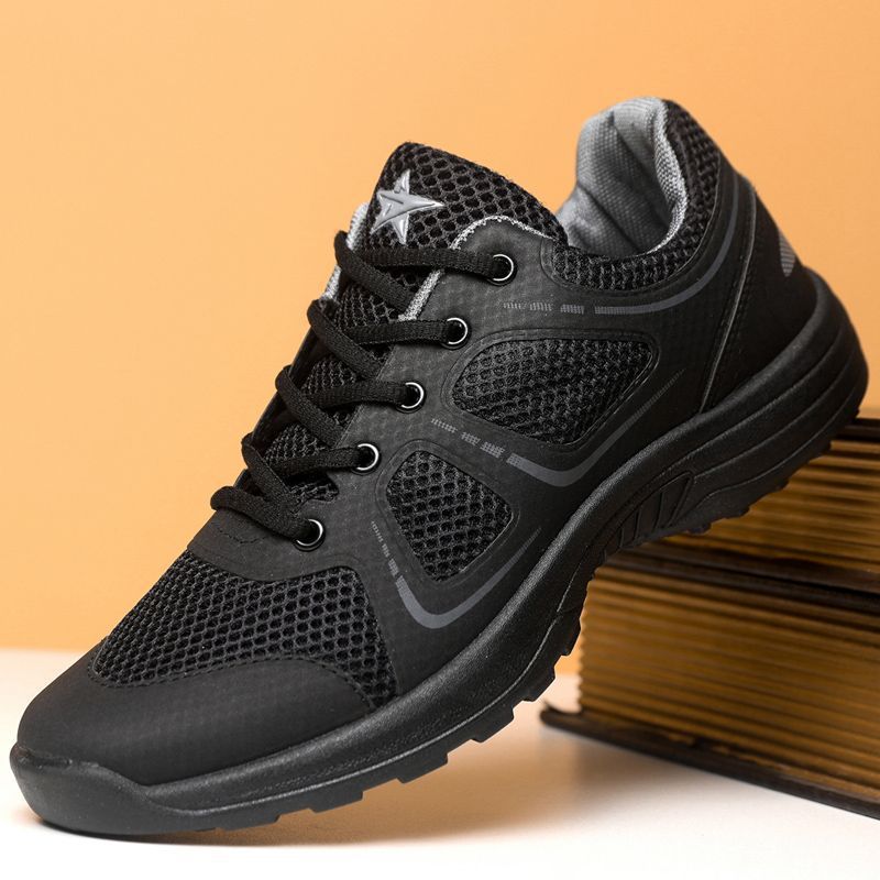 Lichte en ademende mesh hardloopschoenen voor heren 3