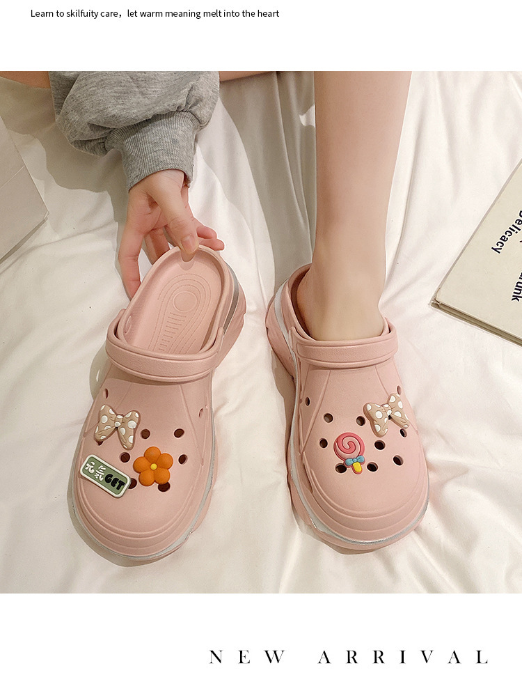Women's Lightweight Breathable Platform Clog Sandals detail 5