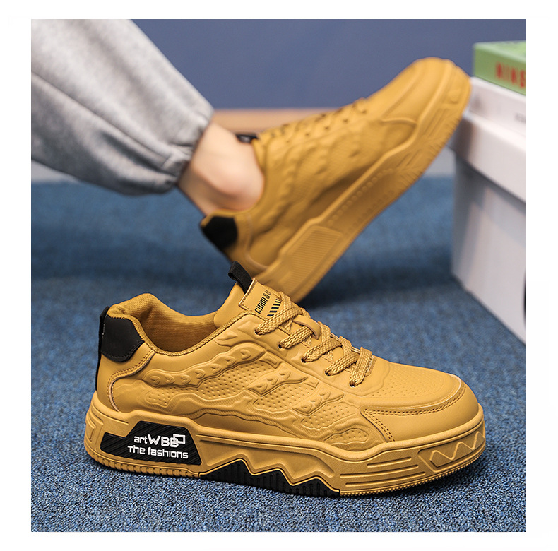 Sneakers chunky stringate da uomo – Scarpe casual antiscivolo detail 13