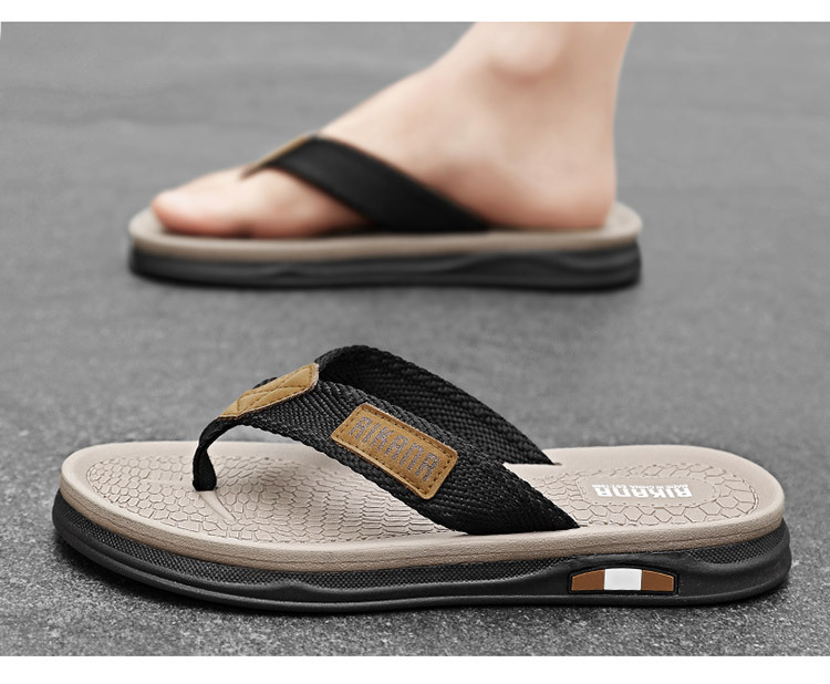 Men's Lightweight Cushioned Non-Slip Flip-Flops detail 4