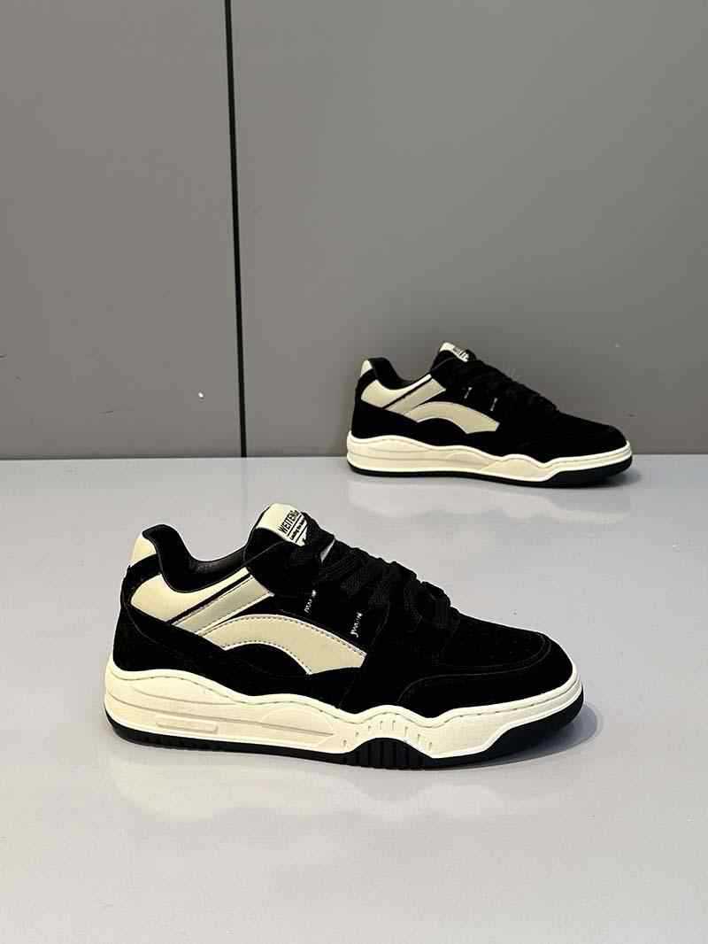 Zapatillas de skate unisex de ante con cordones y diseño color block detail 10