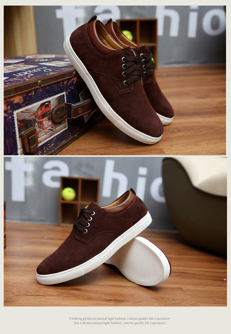 Rauleder-Schnürschuhe für Herren – Rutschfeste Freizeitschuhe detail 8