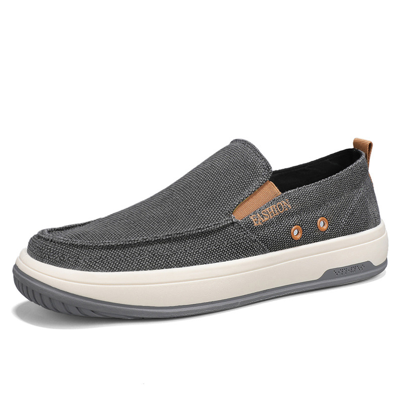 Men's Breathable Canvas Slip-On Casual Shoes 6