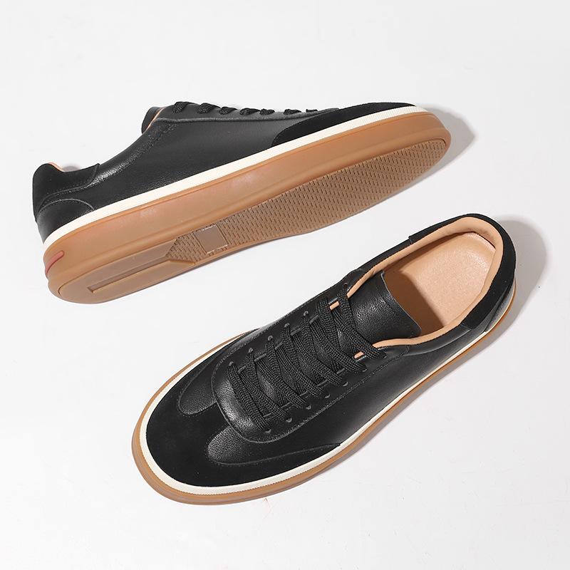 Men's Vintage Leather Lace-Up Casual Shoes 4