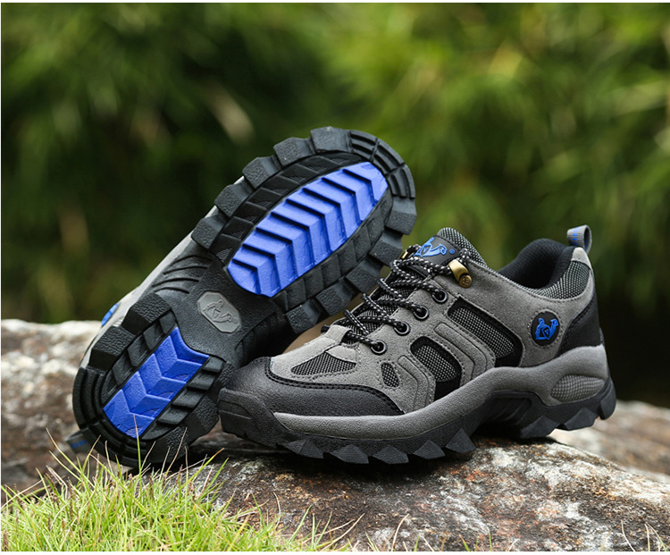 Scarpe sportive outdoor unisex traspiranti e antiscivolo stringate detail 15