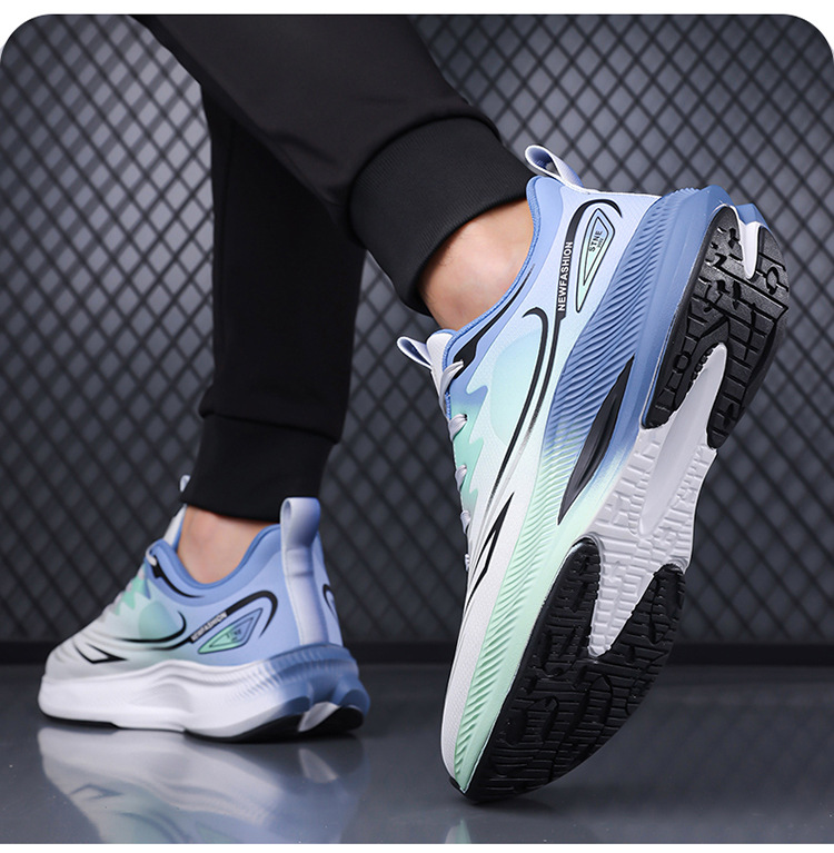 Atmungsaktive gedämpfte Herren-Laufschuhe detail 3