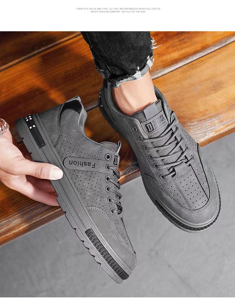 Atmungsaktive Herren-Freizeitschuhe zum Schnüren detail 14