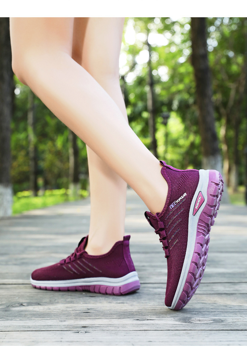 Women's Breathable Knit Lightweight Casual Sneakers detail 12