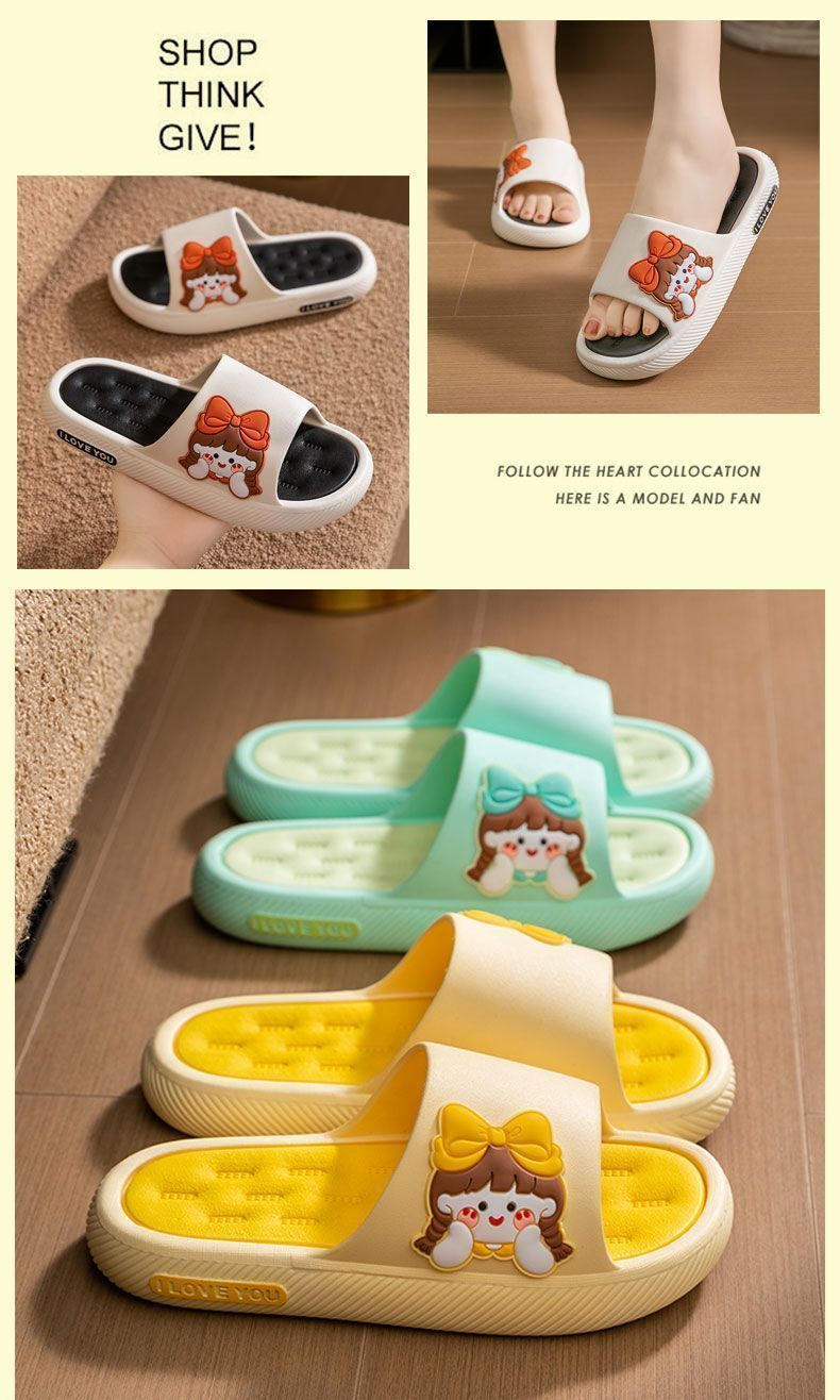 Women's Cushioned Platform Open-Toe Slippers detail 3