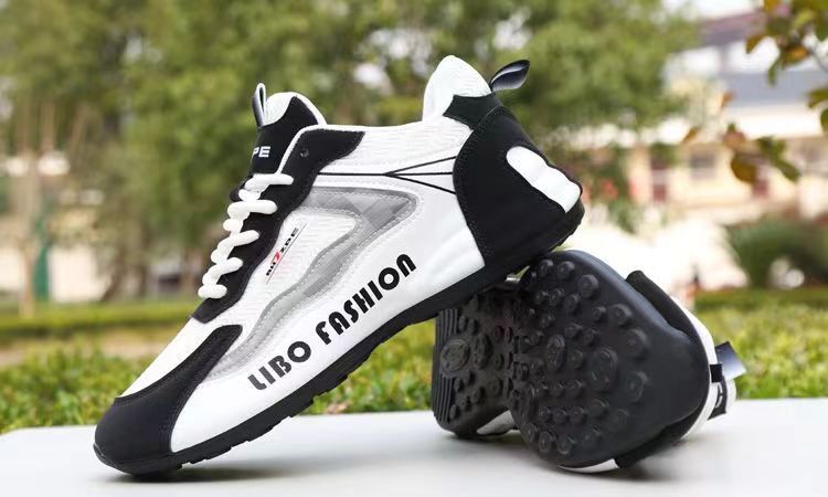 Men's Breathable Mesh Lace-Up Athletic Shoes detail 6