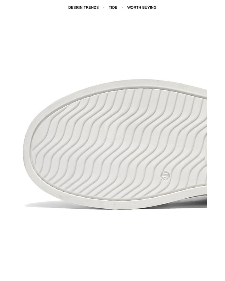 Baskets casual à plateforme et lacets pour hommes style color-block detail 4