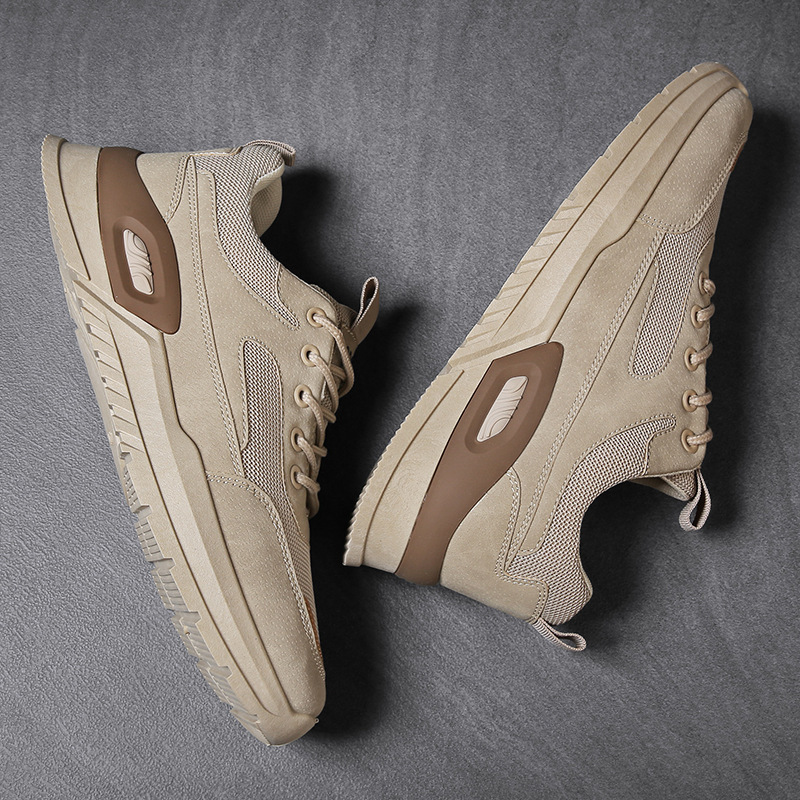 Ademende mesh casual herensneakers met vetersluiting detail 14