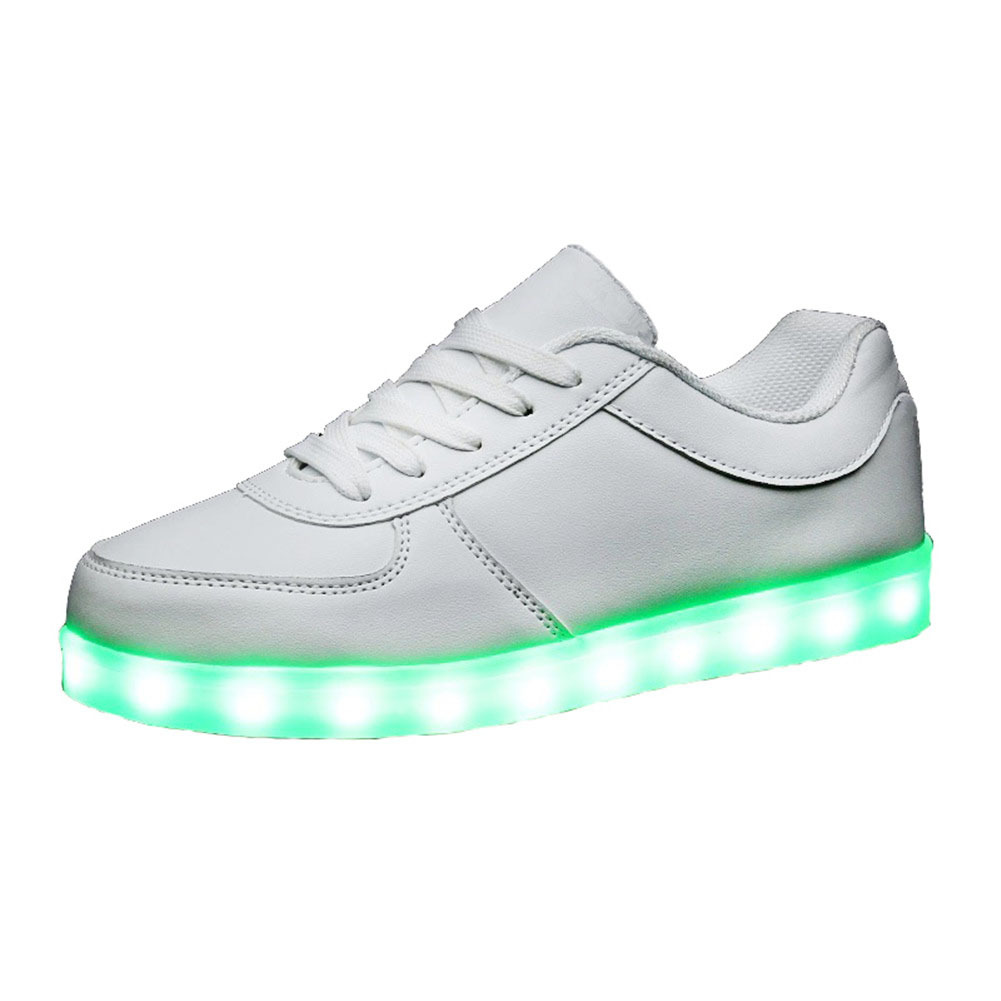 Unisex Schnür-Freizeitschuhe aus PU-Leder mit rutschfester Sohle 6